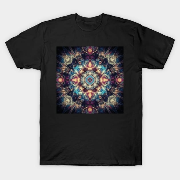 kaleidoscopic patterns T-Shirt by SARKAR3.0